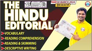 The Hindu Editorial Analysis | 30 March 2024 | Vocab, Grammar, The Hindu Reading By RK Mehto Sir