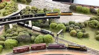 N Scale Model Train Layout at The Charleston Area Model Railroad Club