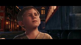 Polar express ticket punching scene