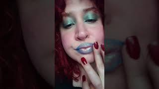 #bluelipliner #holographics #lipcombo #unique   #makeupinspiration