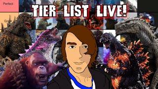 Ranking EVERY MAJOR Godzilla Design! Godzilla Design Tier List LIVE!