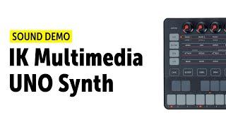 IK Multimedia UNO Synth Sound Demo (No Talking)