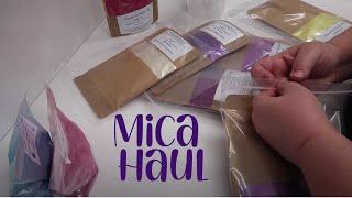 Mica Haul From Mineral Makeup Ingredients & The Soap Kitchen