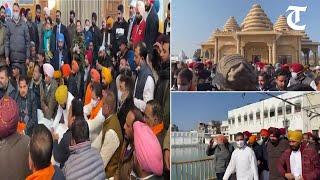 Congress leader Rahul Gandhi, party candidates visit Durgiana Temple, Bhagwan Valmiki Tirath Sthal