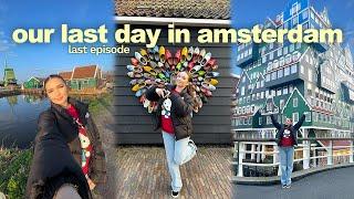 We couldn't leave AMSTERDAM with doing this!  rijks meusum, teds & windmills | travel vlog 4