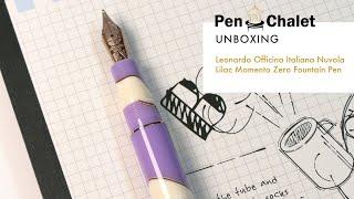 Leonardo Nuvola: Just Released the MOST BEAUTIFUL Lilac Fountain Pen!