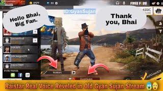 Raistar Real Voice Reveled  in Gyan Sujan Old Live Stream 2018 (100% Real) #shorts