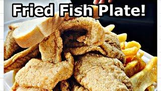 Fried Fish Plates!! Washington Shores Fish Market - Orlando Florida