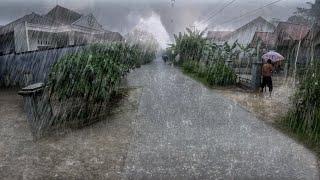 Soothing Rainstorm & Rolling Thunder Sound | Thunderstorm That Never Stops! | heavi rain Sounds ASMR