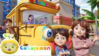 Wheels on the Bus Song - CoCoLemon bus Baby songs - Nursery Rhymes & Kids Songs