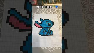 Pixel art ideas  #art #pixelart #pixelartideas #drawing #ideas #viral #stitch #disney