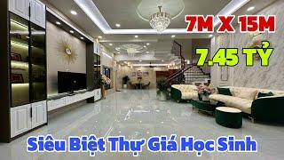 Siêu biệt thự 7x15M giá học sinh 7.45 tỷ tại Quang Trung P8 Gò Vấp !