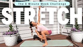 STRETCH to relax stiff muscles | 8 Minute Week Challenge by GlowBodyPT