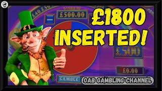 £1800 INSERTED! | JACKPOT OR NOTHING On Rainbow Riches Pots Of Gold!