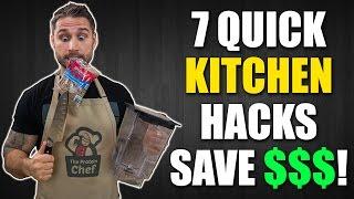 7 QUICK KITCHEN & LIFE HACKS! SAVE MONEY!