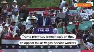 Donald Trump tells Nevada rally he won't tax tips | REUTERS