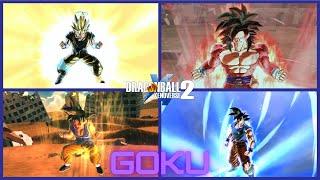 Goku Best Animated Transformations | Dragon Ball Xenoverse 2 Mods