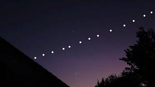 Starlink Satellites train seen in the sky | view from earth | Elon Musk SpaceX 10 HOURS