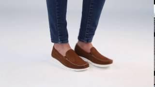 Gabor Bronagh Moccasin Nut Nubuck Shoes