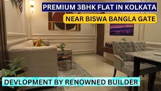 Premium 3Bhk Flat In Kolkata Newtown AA18100293325  #property #kolkata #3bhk #flat #realestate