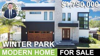 Winter Park Modern Home For Sale | $1,790,000 | Stefany Model | Orlando Realtor