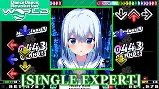 【DDR WORLD】 Heavy Rain / Amebre Kizami [SINGLE EXPERT] 譜面確認+Clap