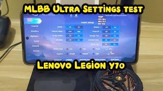 Test natin Ultra Setting ni Mobile Legends | Lenovo Legion y70