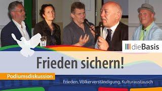 Podiumsdiskussion nach Filmvorführung "Nürnberg" am 24. Mai 2024 in Bielefeld | dieBasis 2024