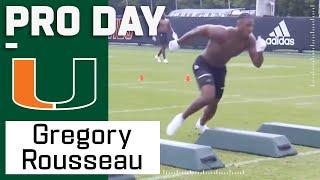 Gregory Rousseau FULL Pro Day Highlights