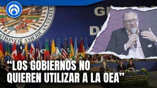 Reunión de la OEA fue apresurada: Rafael Rojas