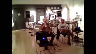 Ron Heglin and Loren Benedict at the Luggage Store Gallery 3/23/17