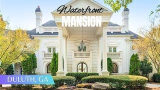 15,000 SQFT Luxury Waterfront Mansion w/ Theater, Gym, Elevator, & Spa FOR SALE North of Atlanta