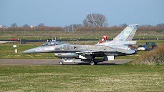 Ramstein Flag 2025 Afterburner Takeoff F-16 Hellenic Airforce at Airbase Leeuwarden 02.04.25