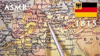 ASMR Map of German Confederation 1815 | Pointer Tracing