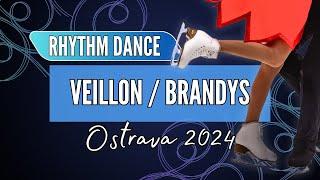 Layla VEILLON / Alexander BRANDYS (CAN) | Junior Ice Dance Rhythm Dance | Ostrava 2024