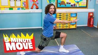 5 Minute Move Energising Kids Workout | The Body Coach TV