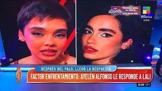 Factor enfrentamiento: Ayelén Alfonso le responde a Lali Espósito tras su cruce en el show