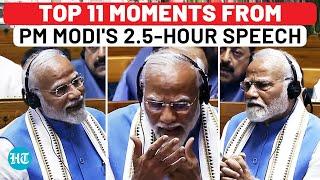 Top 11 Moments From PM Modi's Speech: Sholay Mausi, 'Baalak Buddhi', Congress 'Parajeevi', NEET Row