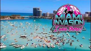 200 Jet Skis Ride Through Miami Biscayne Bay