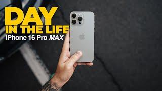 iPhone 16 Pro MAX - Real Day In The Life (Battery Test + Real World Test)