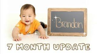 7 MONTH UPDATE| HE SITS,CRAWLS & STANDS | Angie Lowis