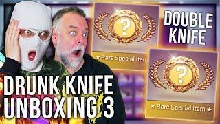 CS:GO DRUNK DOUBLE KNIFE UNBOXING WITH PAPA