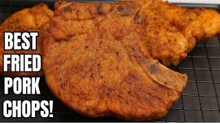 PERFECT Mustard Fried Pork Chops! Only 3 spices Needed!