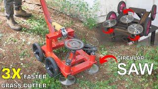 Angle Grinder HACK - How To Make A Simple Grass Cutting Machine | Diy Homemade Brush Cutter | DIY