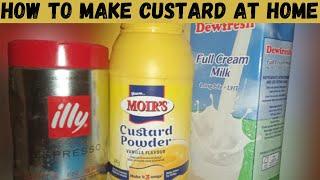 How To Make Custard At Home With Custard Powder | Quick and Easy Homemade Custard Recipe