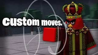 this feature allows you to make CUSTOM MOVES in The Strongest Battlegrounds...