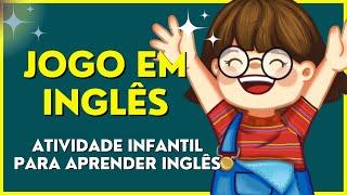 Aula de inglês infantil - Jogo do vocabulário em inglês