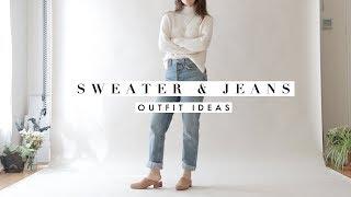 Chic Sweater + Jeans Outfit Ideas | Dearly Bethany