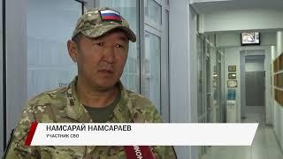 В Тивиком заглянул участник СВО Намсарай Намсараев