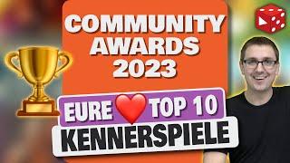 Die beliebtesten Kennerspiele - Brettspielblog Community Awards 2023